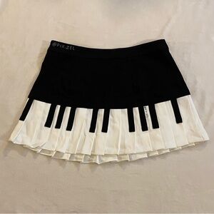 Handmade Black and White Piano Skirt🖤🎹
